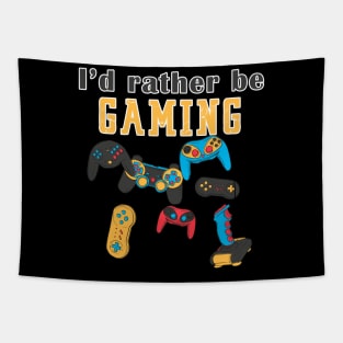 I'd Rather Be Gaming Tapestry
