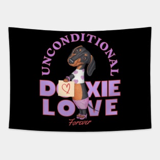 Unconditional Doxie Love Tapestry