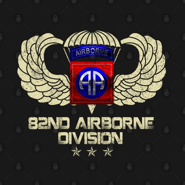 Proud U.S 82nd AIRBORNE Division Veteran Vintage by floridadori