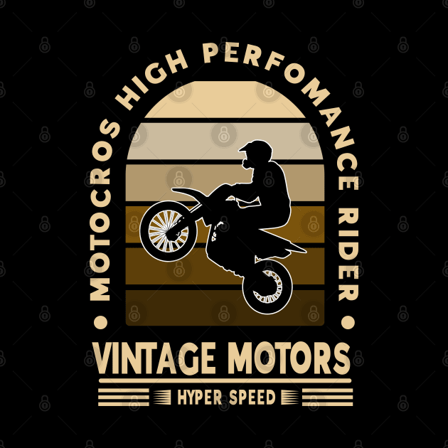 Motocross High Performance Rider by Zet Art