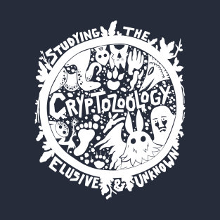 Cryptozoology Shirt Design White T-Shirt