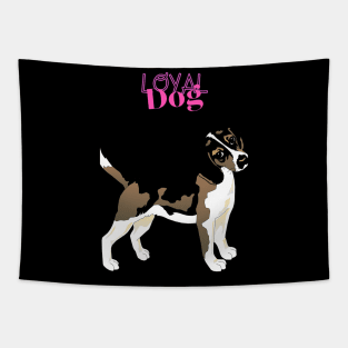 T shjrt dog lover Tapestry