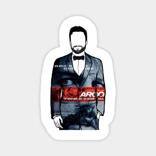 A portrait of Ben Affleck director of Argo (poster 1) Magnet