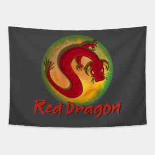 Red Dragon Tapestry