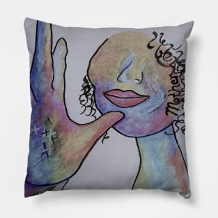 ASL Mother 2 Denim Colors Pillow