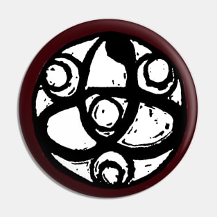 The Devil Triple Moon Goddess Arcana Pin