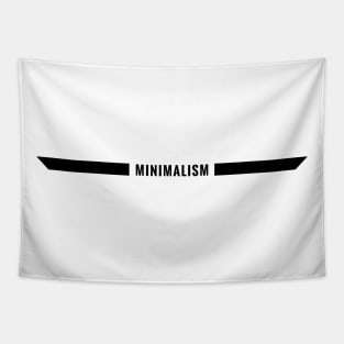 Single Lined Minimalism (Black version) - Minimal DM Tapestry