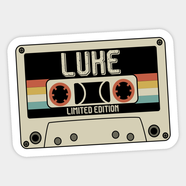 Luke - Limited Edition - Vintage Style - Luke - Sticker