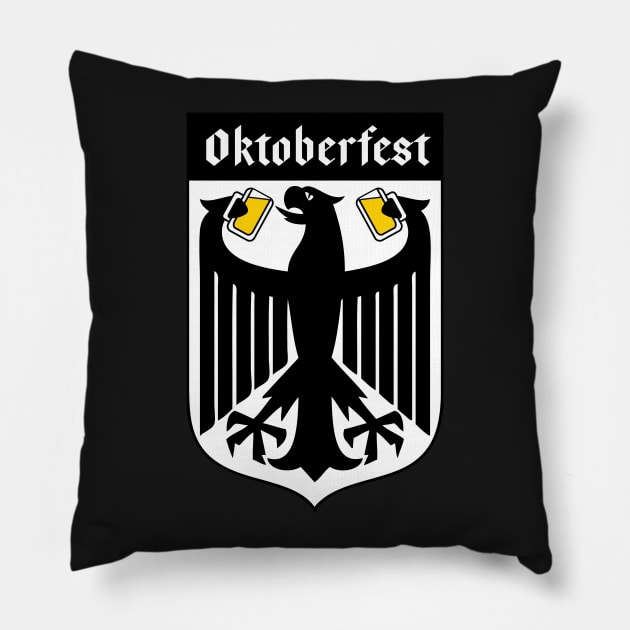 oktoberfest german drinking eagle flag Pillow by atomguy