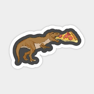 T-Rex Going After a Piece of Pepperoni Pizza Magnet