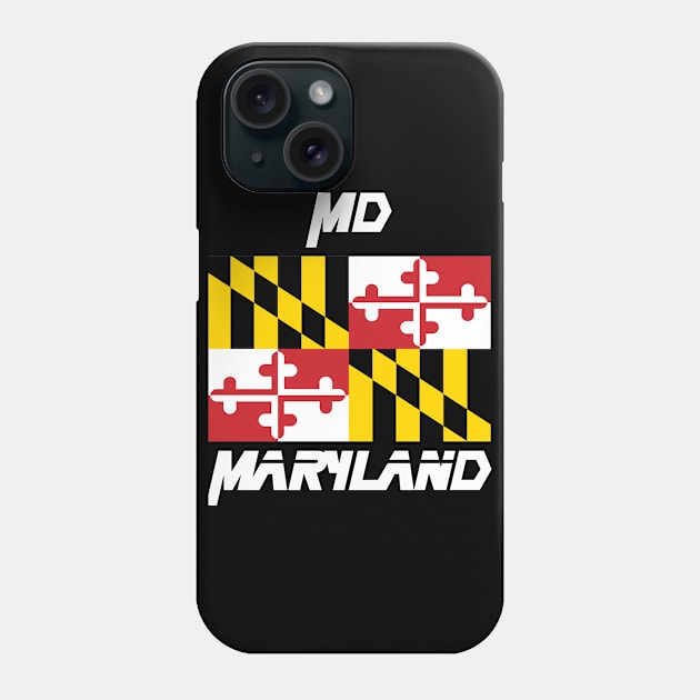 Maryland MD Phone Case by Edy