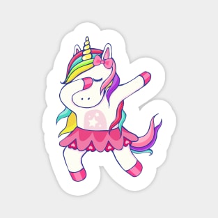 Fabulous Dabbing Unicorn Magnet