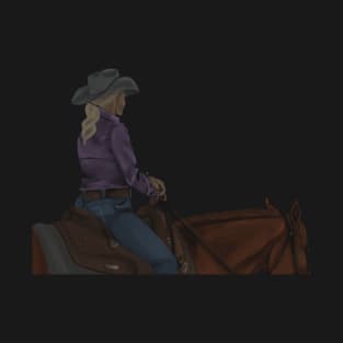 Chestnut Rodeo Horse at the Fairgrounds Decal T-Shirt