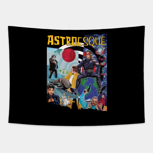 ASTROESQUE no.2 Red Rocket 7 spin-off! Tapestry by MICHAEL ALLRED