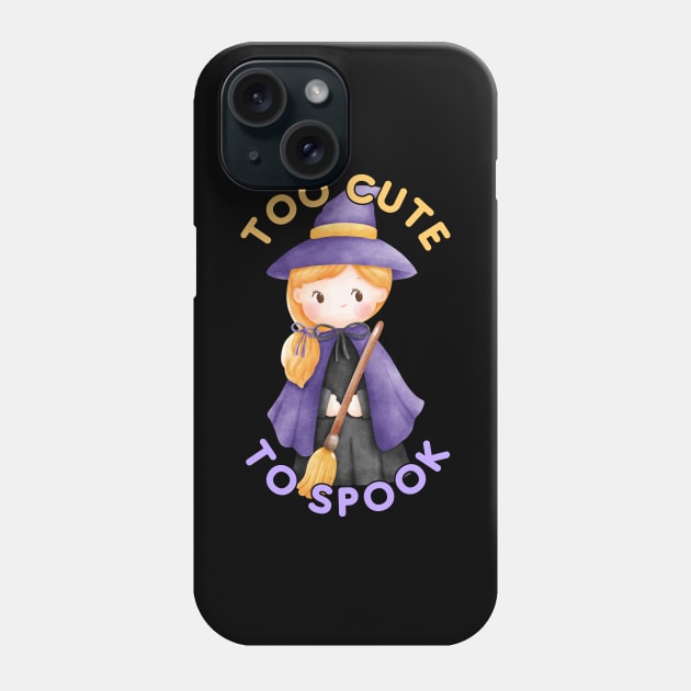 Too Cute to Spook (Halloween) Phone Case by webstylepress