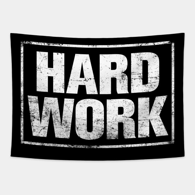 HARD WORK Tapestry by ClothedCircuit