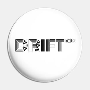 Drift Print Black Pin