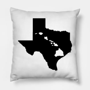 Texas and Hawai'i Roots by Hawaii Nei All Day Pillow