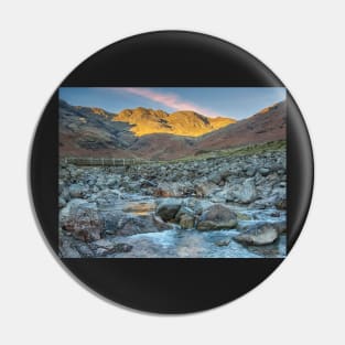 Crinkle Crags Winter Sun Pin