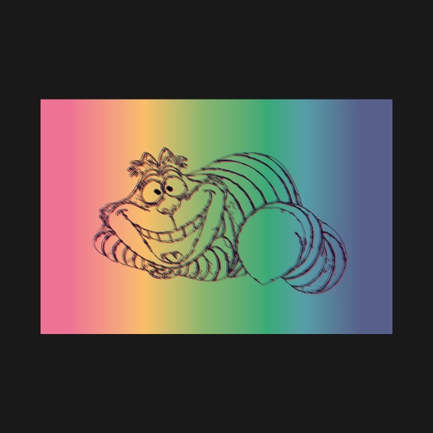 Trippy Cheshire  Cat by Window House