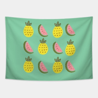 Pineapple-watermelon Pattern Tapestry