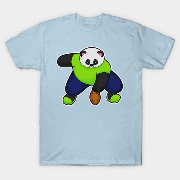 Disover Panda as Football player with Football - Football - T-Shirt