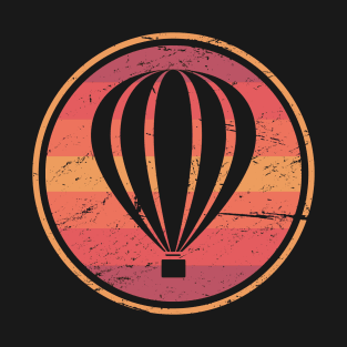 Retro Vintage Hot Air Balloon Graphic T-Shirt