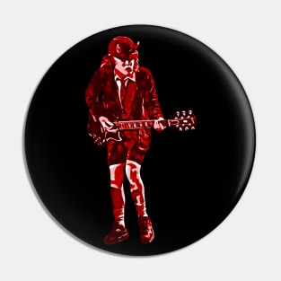 ANGUS YOUNG THE DEVIL Pin