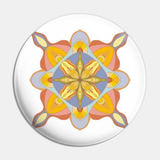 First Star Mandala Pin