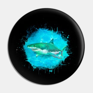 Great White Shark Pin