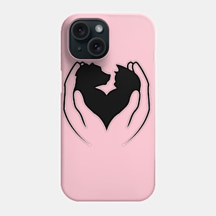 Love dogs and cats Phone Case