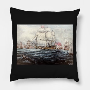 HMS VICTORY IN PORTSMOUTH, ENGLAND Pillow