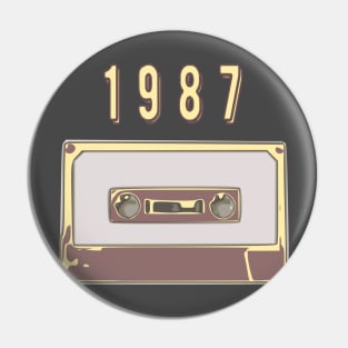 Cassette 1987 - Sounds Of Retro Pin