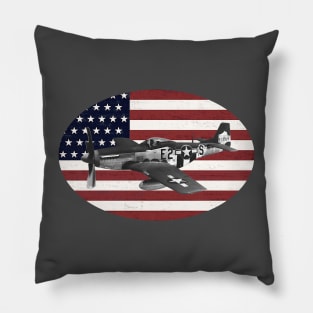 P51 Mustang Pillow