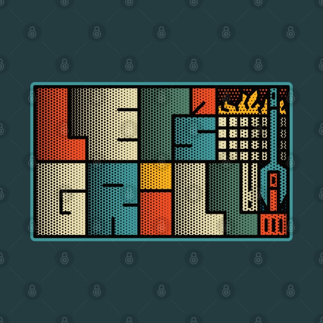 Let's Grill Retro by dkdesigns27