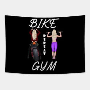 Bike, Gym, Repeat Tapestry