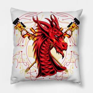 sniper rifle dragon Pillow