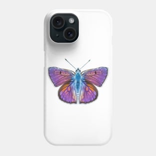 Beautiful Purple-Shot Copper Butterfly Phone Case