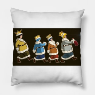 Roy, Max, Rick, Ben Happy Reyes Pillow