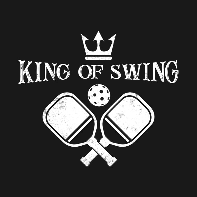 Pickleball Gifts King of Swing funny Pickleball Shirt by Mesyo