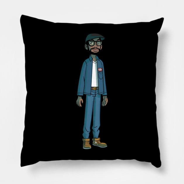 Old Uncle Ned Pillow by OldUncleNed