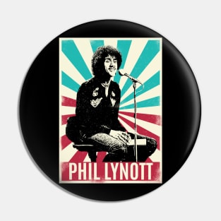 Vintage Retro Phil Lynott Pin