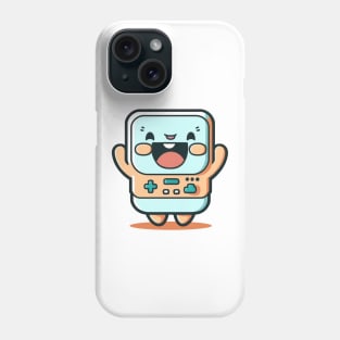 Cute happy kawaii arcade game avatar Phone Case