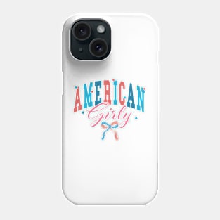 American Girly Independence Day 4th of July Retro Phone Case