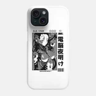 Cyberpunk Anime Cyborg Girl Japan Streetwear Japanese Manga Aesthetic Phone Case