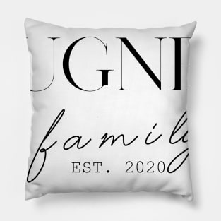 Zugner Family EST. 2020, Surname, Zugner Pillow