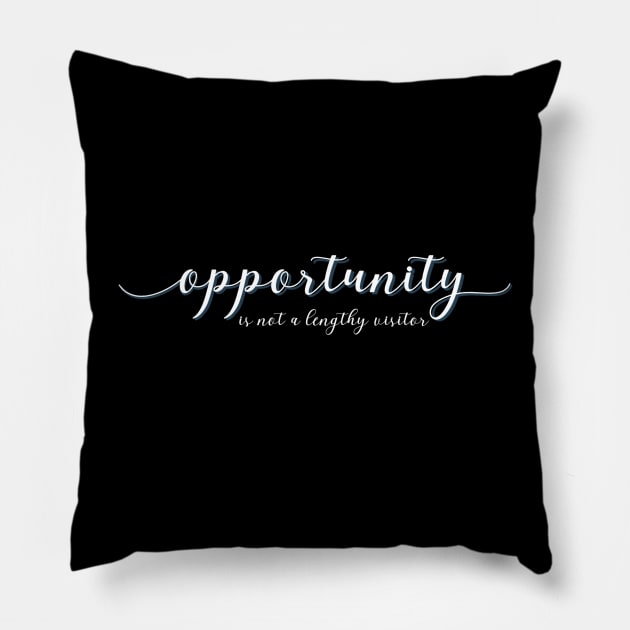 Opportunity - Into the Woods Musical Pillow by m&a designs