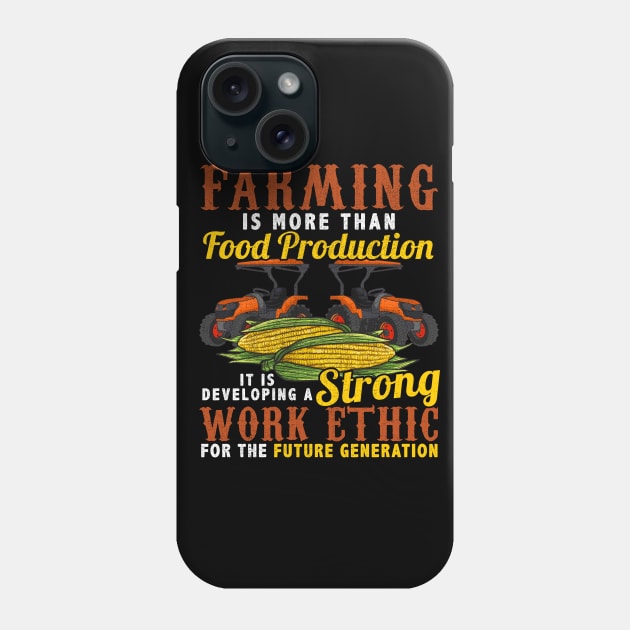 Farmer Farm Farming Strong Work Ethic Phone Case by E