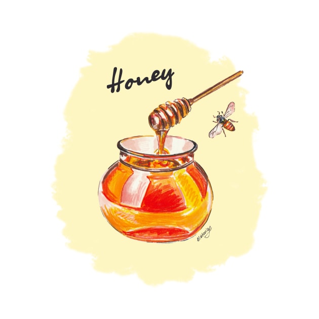 Honey by Viktoria Love Art