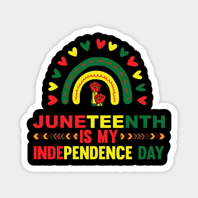 Juneteenth Is My Independence Juneteenth Day Black Women Magnet by amramna